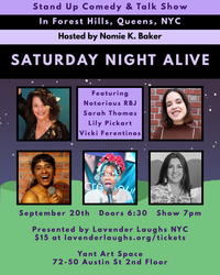 Lavender Laughs: Saturday Night Alive