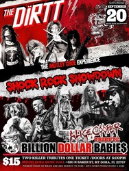 SHOCKROCK SHOWDOWN SATURDAY SEPT 20, 2025 5pm and 8pm - TWO BANDS - TWO SHOWS - ONE NIGHT!