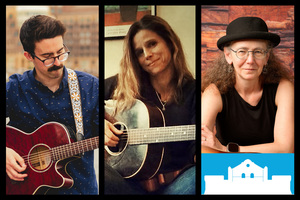 Schuyler Kitchin, Susan Levine, Beth DeSombre at Somerville Armory's Rooted Cafe Saturday Oct 4