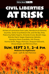 Civil Liberties at Risk - a reading by diverse writers of conscience