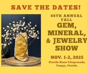66th Annual Fall Gem, Mineral and Jewelry Show