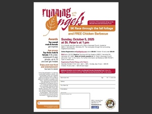 ST. PETER’S RUNNING WITH THE ANGELS