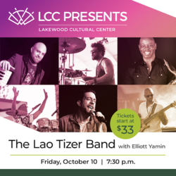 "American Idol" Star Elliott Yamin joins The Lao Tizer Band at the Lakewood Cultural Center