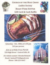 Roast Pork Supper and Raffle