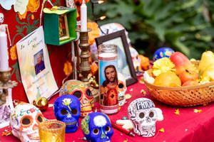 Día de los Muertos Celebración en Nuestro Jardín