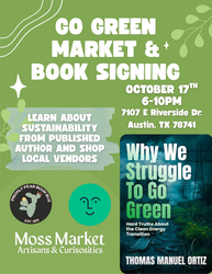 Author Talk, Book Signing and "Go Green" Sustainability Market