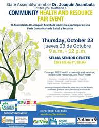 Selma Community Health and Resource Fair Event