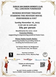 Dublin San Ramon Women's Club Fall Luncheon Fundraiser
