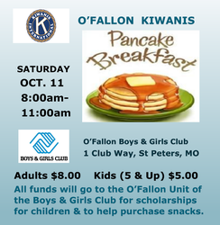 The Kiwanis Club of O’Fallon Pancake Breakfast