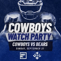 Cowboys vs Bears Watch Party
