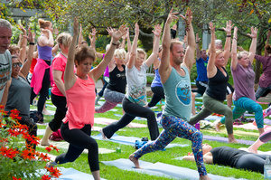 Yoga in the Gardens