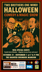 Adult Halloween Comedy & Magic at the Haunted Brumder Mansion