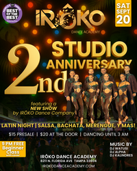 IROKO Latin Dance Night! 2nd Studio Anniversary Celebration