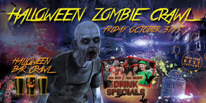 Chicago Zombie Crawl - Halloween Bar Crawl - River North - Friday Oct 31st