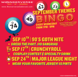 Wonderverse Bingo Bash – Every Wednesday in September!