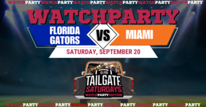 Watch Party: Florida gators vs Miami