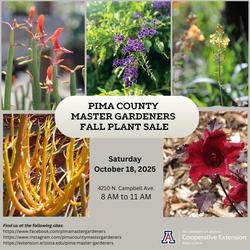 Pima County Master Gardeners  Fall Plant Sale