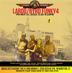 🎷 Laroo/Byrd Funky4 – Live at The Flying Monkey 🍽️
