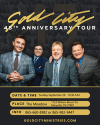 Gold City Quartet 45 Anniversary tour at The Meadow Church