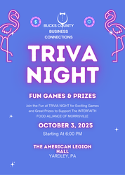 Trivia Night to Support The Interfaith Food Alliance Morrisville