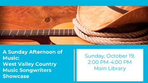 A Sunday Afternoon of Music: West Valley Country Music Songwriters Showcase