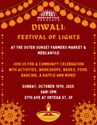 Diwali at the Outer Sunset Farmers Market