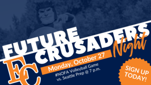 Eastside Catholic School Future Crusaders Event - October 27, 2025