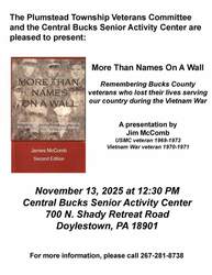 "More Than Names On A Wall"