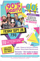 NINETIES BY NATURE - 90'S DANCE PARTY at The Hawk!