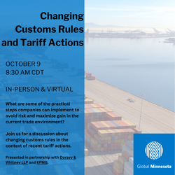International Business Roundtable: Changing Customs Rules and Tariff Actions