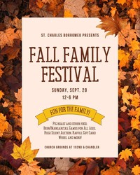 St. Charles Borromeo 11th Annual Fall Family Festival