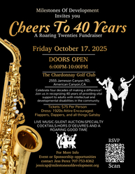 Cheers to 40 Years: A Roaring Twenties Fundraiser