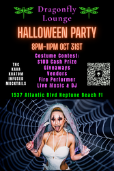 Dragonfly Lounge Halloween Party
