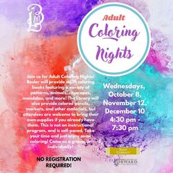 Adult Coloring Nights