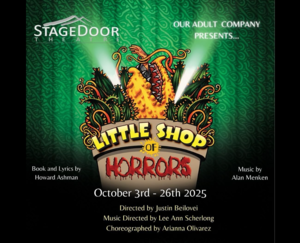 StageDoor Theatre's Adult Company brings THE LITTLE SHOP OF HORRORS! to the stage this Oct 3-26!