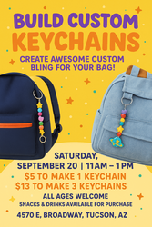 Keychains & Bag Bling Workshop @ Poppin' Off