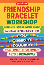 DIY Friendship Bracelet Workshop @ Poppin' Off