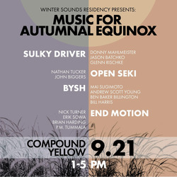Winter Sounds Residency: Music for Autumnal Equinox