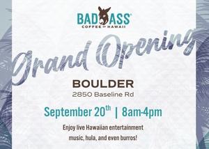 Bad Ass Coffee of Hawaii Boulder Grand Opening