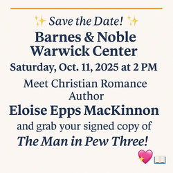 Community News Release: October 11, 2025, Local Author Book Signing at Warwick Barnes & Noble