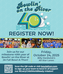 40th Annual “Bowlin’ on the River” Bowl-A-Thon benefiting JA