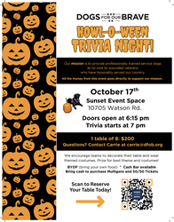 Dogs For Our Brave Trivia Night