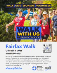 Fairfax Out of The Darkness Walk - American Foundation for Suicide Prevention