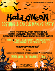 Halloween Candle Making & Costume Party