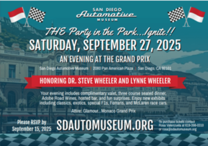 The San Diego Automotive Museum “Party in the Park: Ignite”