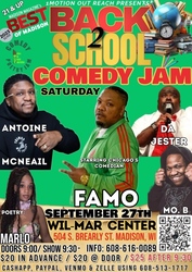 BACK 2 SCHOOL COMEDY JAM