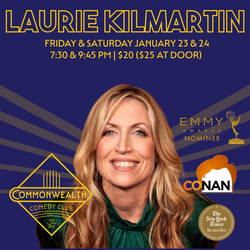 LAURIE KILMARTIN presented by Commonwealth Comedy Club