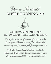 Celebrate Catbird’s 21st Birthday at Chicago Store! (9/20)