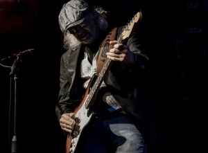 Chicago Blues Hall of Famer Michael Charles and His Band in Reedsburg, Wisconsin