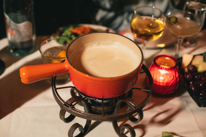 Cheese and Chocolate Fondue Cooking Class